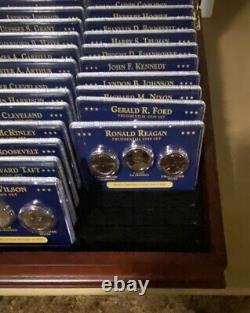 PCS The US Presidential Coins Collection Set With Case Not Complete