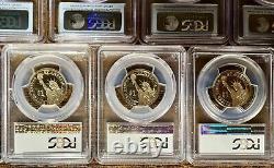 Presidential Dollar Proof Coins PCGS PR69DCAM COMPLETE SET 39 COINS 2007-2016