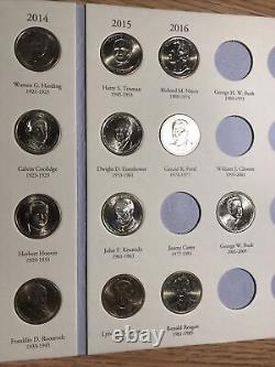 Presidential dollar coins complete set 2007-2020. 40 dollar coins total