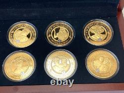 Queen Elizabeth II Legacy GOLD PROOF Complete 10 Coin Set Bradford Mint