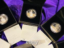 Queen's Beasts 1 Oz Silver Proof 11 coin set complete collection