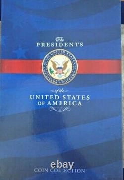 RARE American Mint 24k Layered- The Complete US Presidents In Color Coin Set