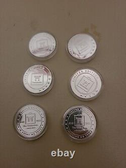 Rare Complete Set Of 6 Otaku Box Coin Waifu + Liz Coin