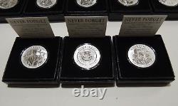Silver Shield 2017 1 oz Never Forget Series Complete Full Proof Set (13 oz) Rare