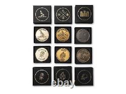 Stoic Coin Collection Complete Set of 6 Stoic Coins with Presentation Boxes