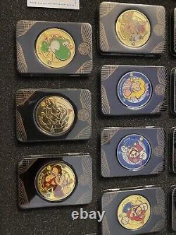 Super Mario Challenge Coin 2016 Official Nintendo COMPLETE SET CASE INCLUDED