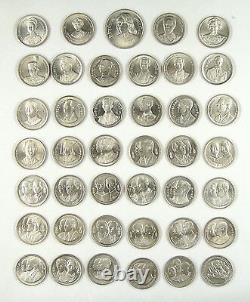 Thailand 2 Baht Commemorative Coin, Complete Set of 41 Pieces, King Rama IX, Seldom