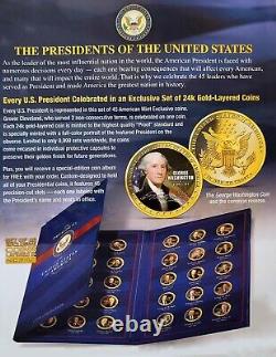 The Complete U. S. Presidents In Color Coin Set