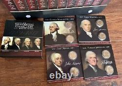 The Presidential Collection US Dollar Series Cards & Coins 1 to 44 Complete Set