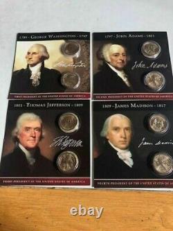 The Presidential Collection US Dollar Series Cards and Coins 1 to 44 complete