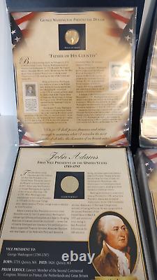 The U. S. Presidents $1 Coin Collection PSC 2-Album Set Complete