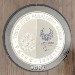 Tokyo 2020 Paralympic Games Commemorative 1,000 Yen Silver Coin Complete Set
