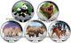 Tuvalu 2011 2012 Wildlife In Need Complete 5-coin Collection $1 1 Oz Silver Set