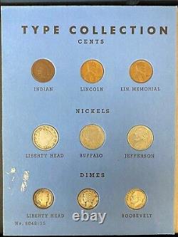 Type Collection of Twentieth Century US Coins Complete Set, Birth Year Part Open