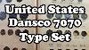 United States Type Set Of Coins Nearly Complete Special Edition Dansco 7070 Collection