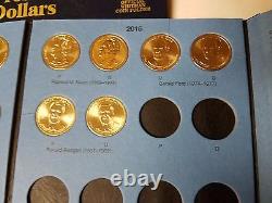 Volume 2 Complete Set X2 (P&D & A&B) 2012-2016 Presidential Gold Dollar 76 Coins