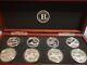 Wwii Bombers Silver Plated Proof 8 Coin Set Bradford Exchange 75th Complete Set
