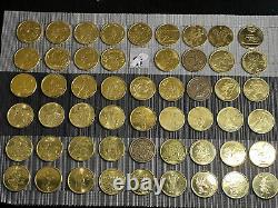 Walt Disney World Complete Set Of 80 2024 Medallion Collector Coins Loose