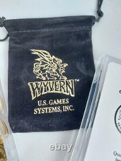 Wyvern Gold Coins Complete Set Of 30 Coins Pouch & Case 1995 U. S. Games System