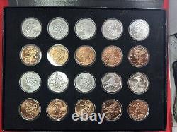 Zombucks Complete 20 Coin Set Both 1 Oz Copper/Silver Provident Complete