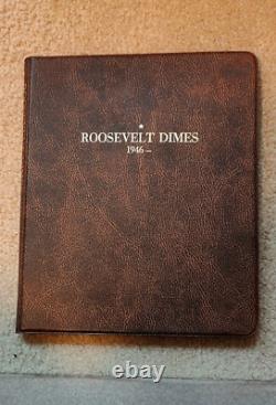 1946-2000-128 Pièces-Ensemble de dimes en argent Roosevelt (comprend le complet de 1946 à 1964)