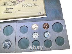 1955- Ensemble complet de l'US Mint Uncirculated PDS avec 22 pièces OGP-051124-55