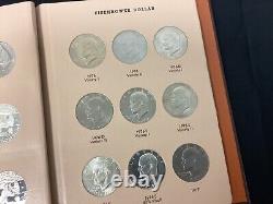 1971-1978 Ensemble complet Eisenhower (32) pièces de monnaie dans un livre Dansco incluant des épreuves
