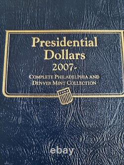 2007-2016 Dollar Présidentiel $1 P&D Ensemble Complet de 80 Pièces DERNIER PRESQUE PARTI