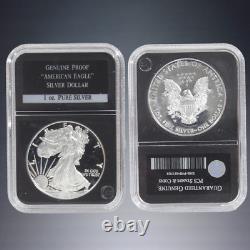 2013+15-w Pcs L'ensemble complet des pièces de monnaie American Eagle en argent 5 pièces.