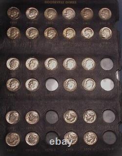 71 Ensemble de pièces de dix cents Roosevelt, comprenant les 48 pièces d'argent, prêt à compléter