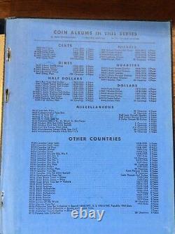 Album de nickels de Jefferson 1938-1964 Ensemble complet! (71 pièces) Argent de guerre! WoW