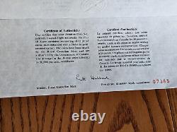 Canada'90-94 Vol en puissance $20,925 ensemble complet en argent proof avec boîtier et papiers