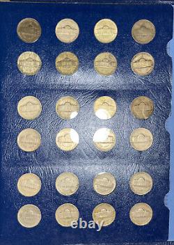 Collection complète de 71 pièces de nickel Jefferson (1938-1964) - Circulation mixte et non circulée