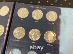 Dollar d'Eisenhower Ensemble complet de 32 pièces 1971-78 INCLUT DES PREUVES L75. B