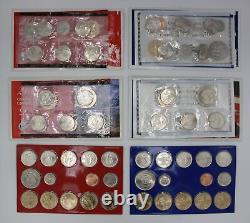 ENSEMBLE COMPLET DE 24 Tous les ans 1999-2010 P&D United States Mint Sets 284 pièces