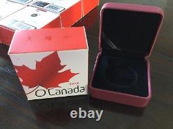 En 2013, Oh Canada $10 jeu complet de 12 pièces en argent avec certificat d'authenticité, coffret en bois et boîte à coquillages
