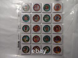 Ensemble complet de 1971 Topps Baseball Coins 1-153 dans un classeur