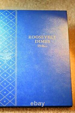 Ensemble complet de 48 pièces en argent de Roosevelt Dime de 1946 à 1964 ! #90