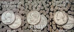 Ensemble complet de classeurs: Quarts 1965-1987, Dimes 1965-1999, Nickels 1962-1995