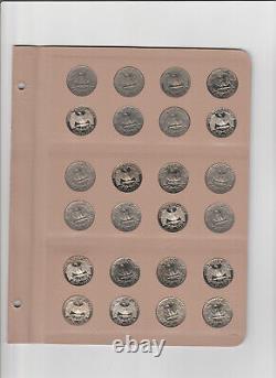 Ensemble complet de pièces de 25 cents de Washington 186 1932-1998 en HAUTE QUALITÉ avec preuves DANSCO