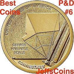 Ensemble complet de pièces de dollar de preuve PDS PROOF d'innovation américaine de 2020 - CT MA MD SC12 pièces P D S