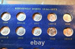 Ensemble complet de pièces de monnaie Roosevelt Dime en argent de 1946 à 1964 et ensemble P&D de 1965 à 1986! #25