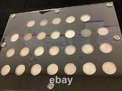 Ensemble complet de pièces en argent de 10 cents du Canada (Terre-Neuve) CAPITALE 26 PIÈCES