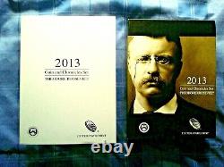 Ensemble complet de pièces et chroniques de Theodore Roosevelt de 2013 avec tout l'emballage d'origine (OGP).