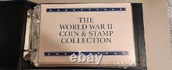 Ensemble complet de pièces et de timbres de la Seconde Guerre mondiale
