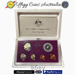 Ensemble de pièces de monnaie australiennes PROOF RAM de 1977. Ensemble complet avec toutes les pièces, leurs protections en mousse et leur certificat.