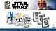 Guerre Des Clones Star Wars 20e Anniversaire Jubilé Ensemble Complet En Argent De 1 Once