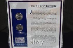La collection complète de pièces de monnaie UNC US 1/2 Dollar de John F. Kennedy, 12 panneaux