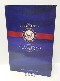 MINT AMÉRICAIN L'ensemble complet de pièces de monnaie en couleur des présidents américains avec placage en or 24 carats